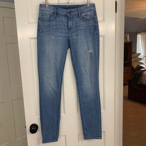 Loft by Ann Taylor distressed skinny jeans